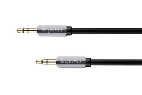 Kabel wtyk prosty - wtyk prosty jack 3.5 stereo 1.0m Kruger&Matz Kruger&Matz